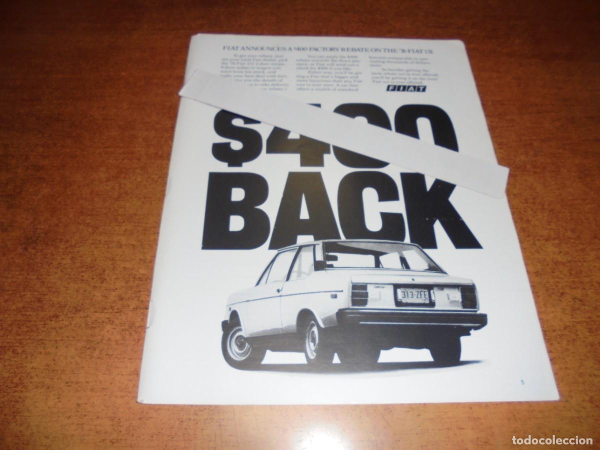 Cat&aacute;logos publicitarios: PUBLICIDAD 1977: THE'76 FIAT 131