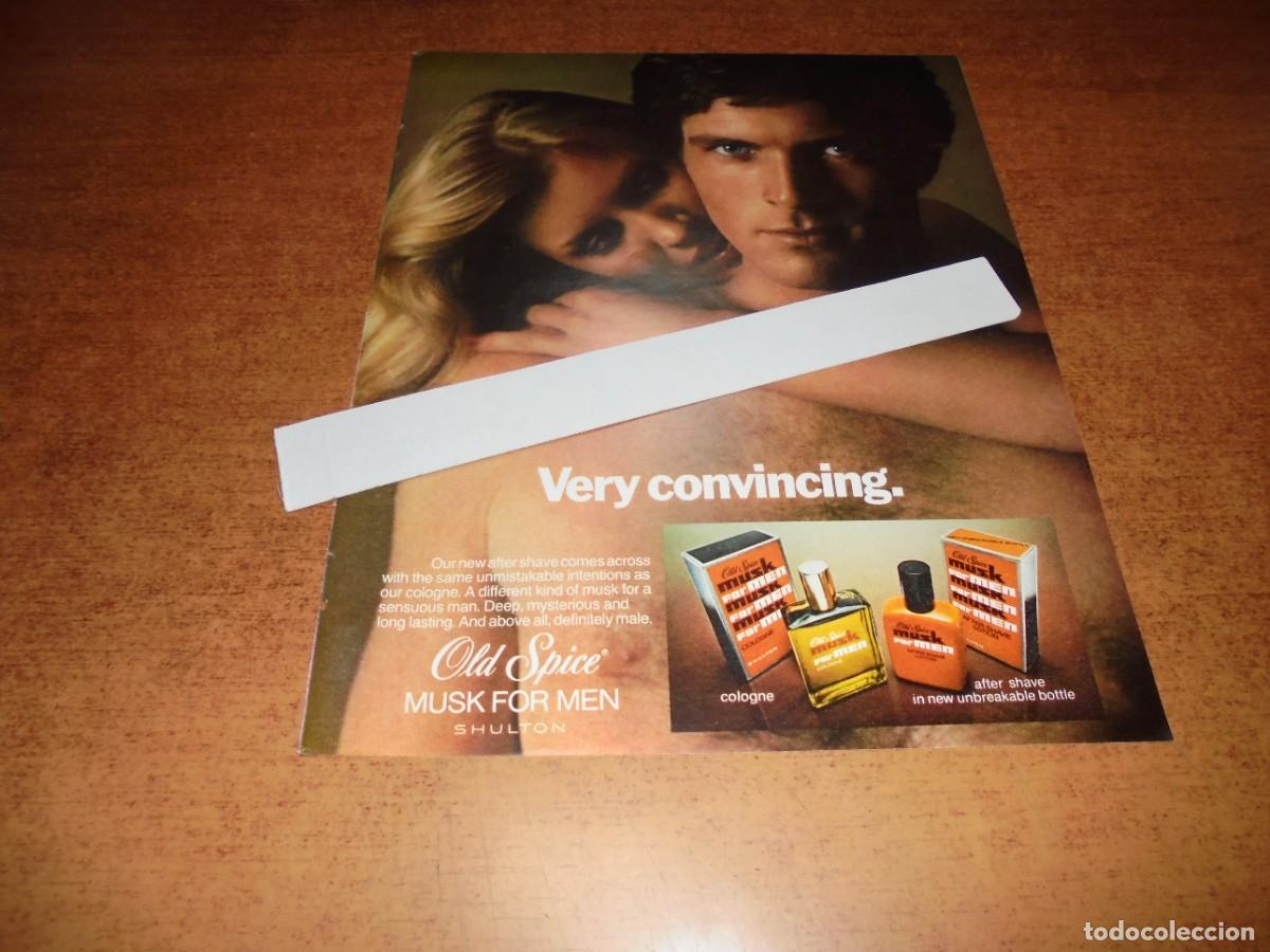 Advertising Catalogs: PUBLICIDAD 1977: OLD SPICE MUSK FOR MEN