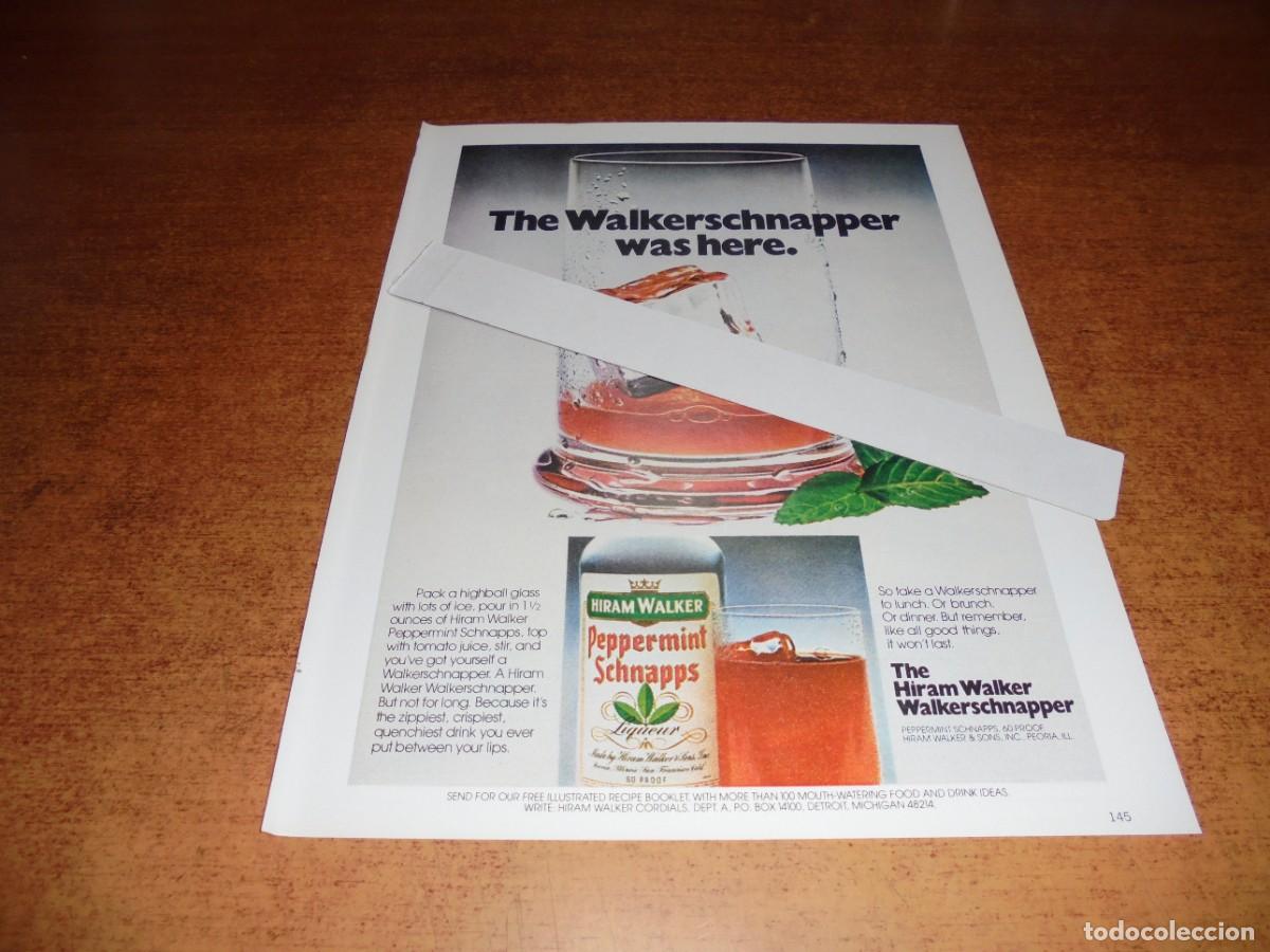 Advertising Catalogs: PUBLICIDAD 1977: HIRAM WALKER PEPPERMINT WALKERSCHNAPPER