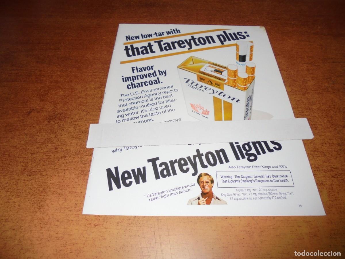 Cat&aacute;logos publicitarios: PUBLICIDAD 1977: TAREYTON LIGHTS - Foto 1