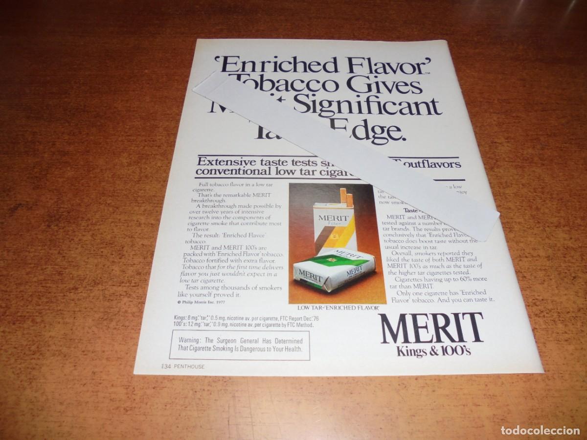 Cat&aacute;logos publicitarios: PUBLICIDAD 1977: MERIT FILTER - Foto 1