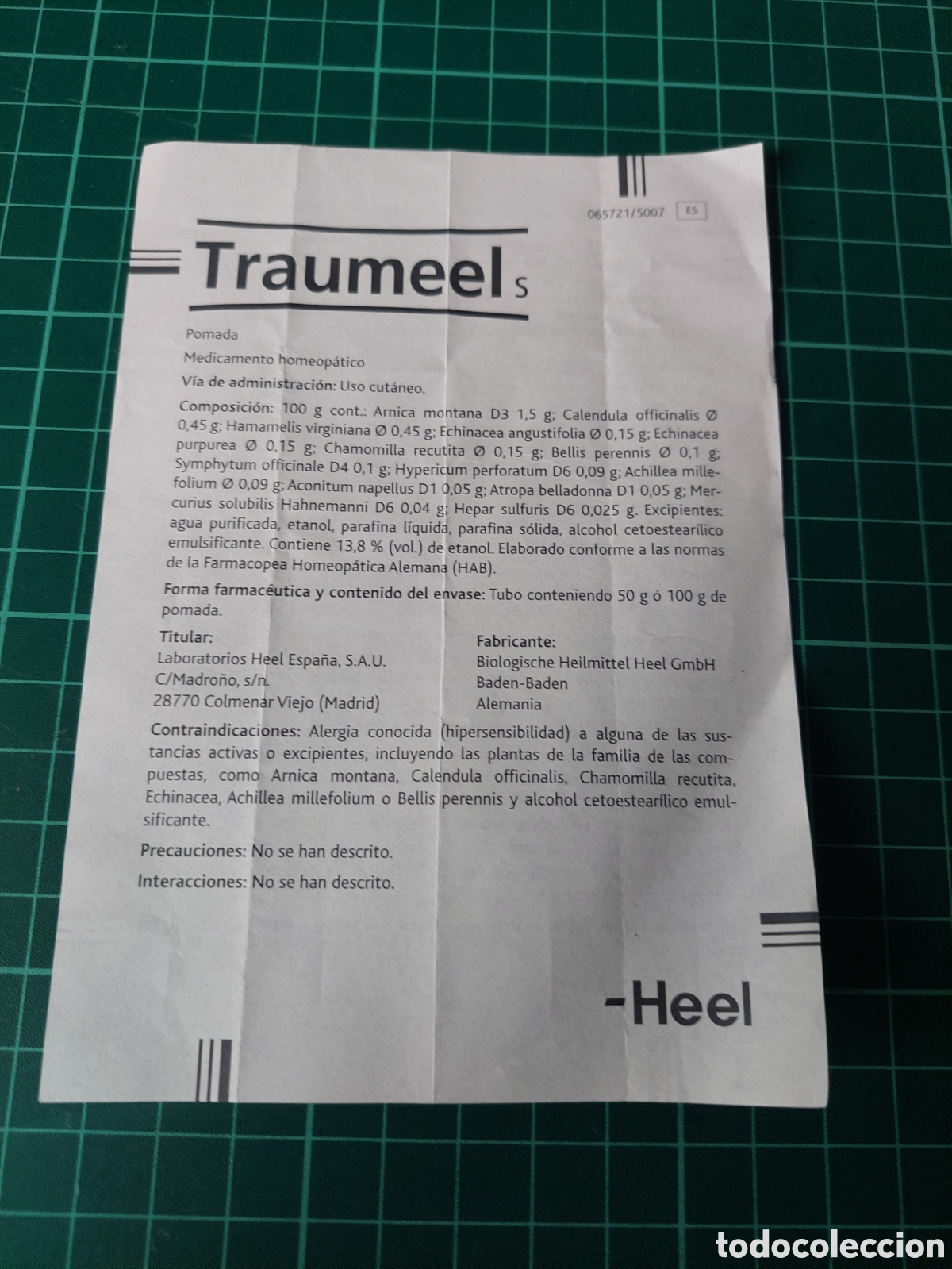 Cat&aacute;logos publicitarios: PR&Oacute;SPETO TRAUMEEL HEEL MEDICAMENTOS - Foto 1
