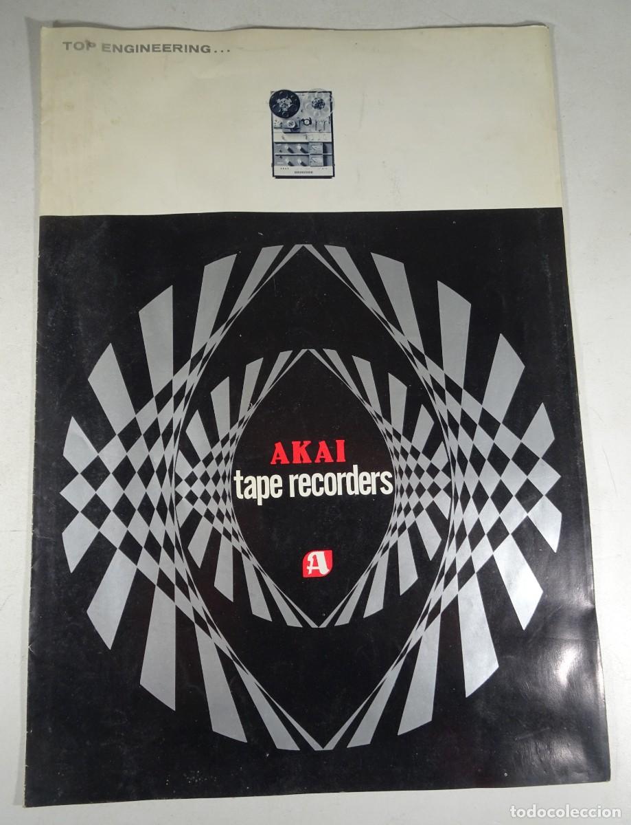 Advertising Catalogs: CAT&Aacute;LOGO PUBLICIDAD , AKAI , TAPE RECORDERS, GRABADORAS ,VINTAGE, VER FOTOS