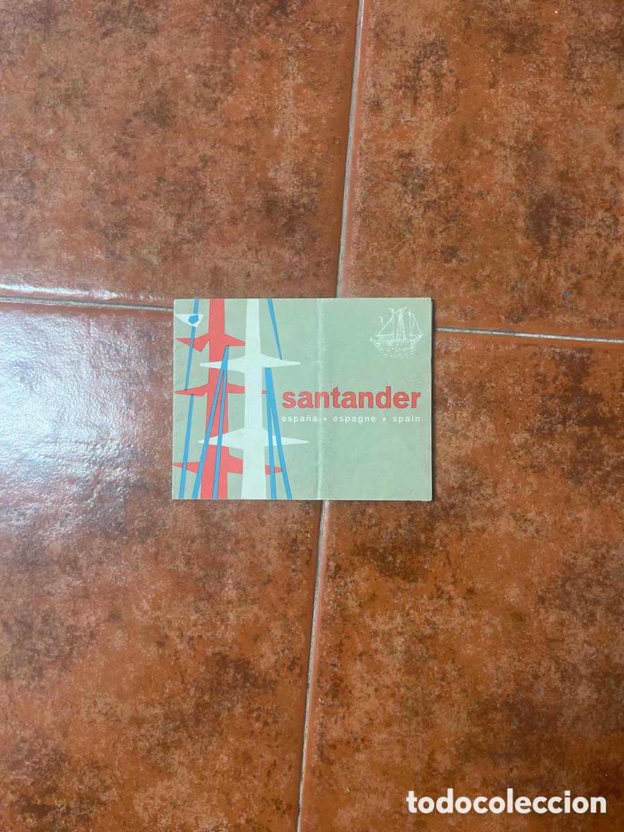 Cat&aacute;logos publicitarios: Mapa tur&iacute;stico de Santander, 1958 - Foto 4