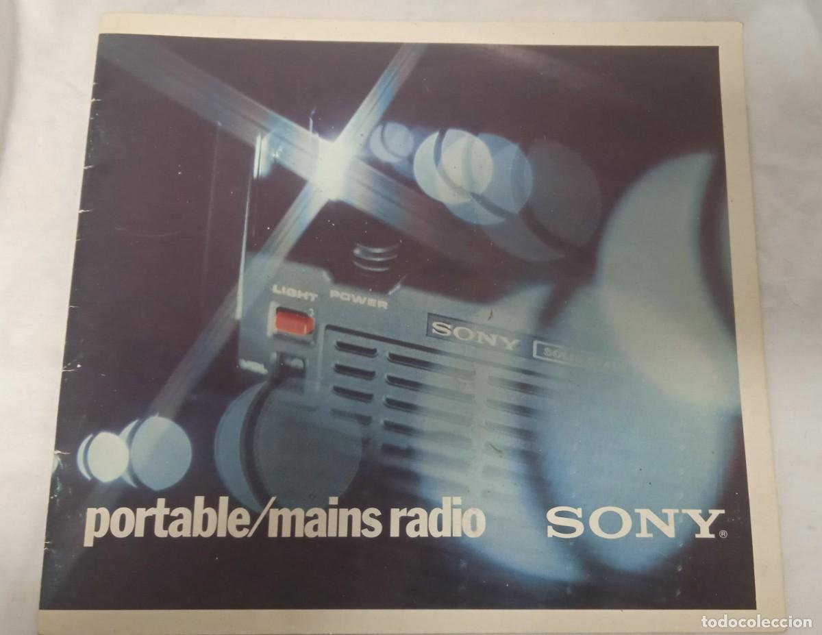 Cat&aacute;logos publicitarios: Antiguo catalogo Sony. - Foto 1