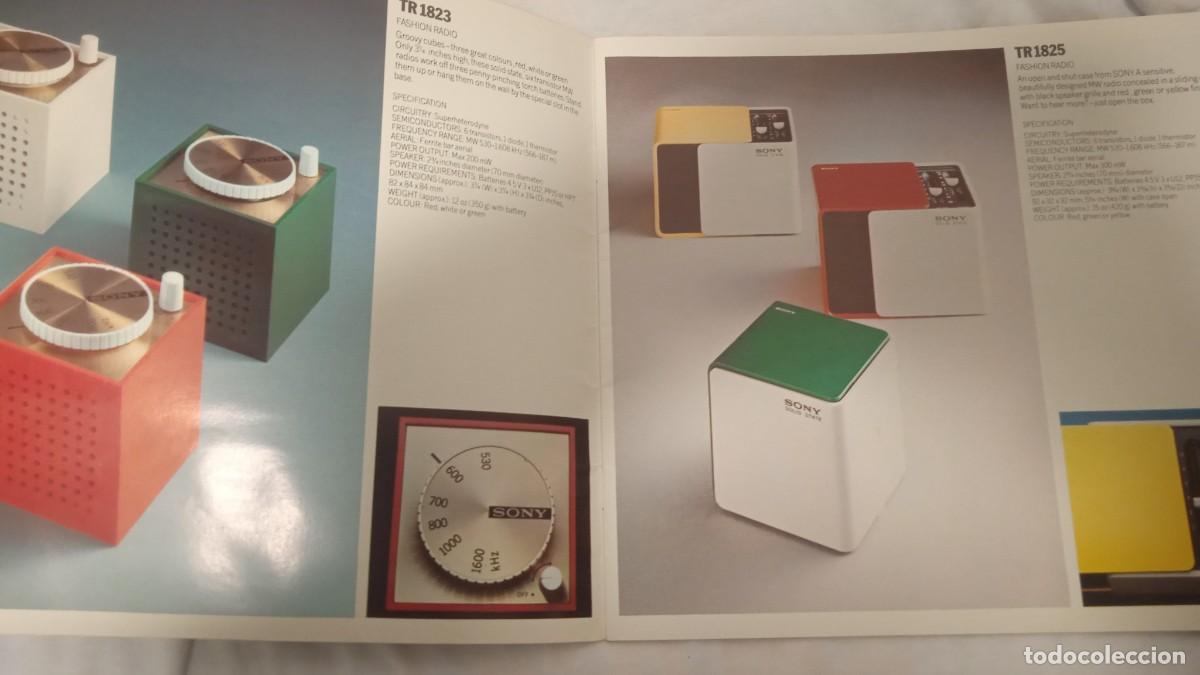 Cat&aacute;logos publicitarios: Antiguo catalogo Sony. - Foto 3