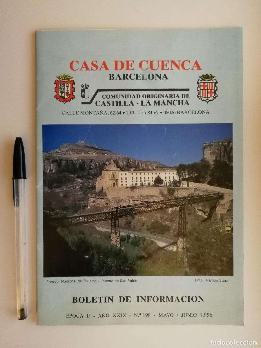 Catalogues publicitaires: BOLETIN DE INFORMACION A&Ntilde;O 1996 - Casa de Cuenca Barcelona - TURISMO