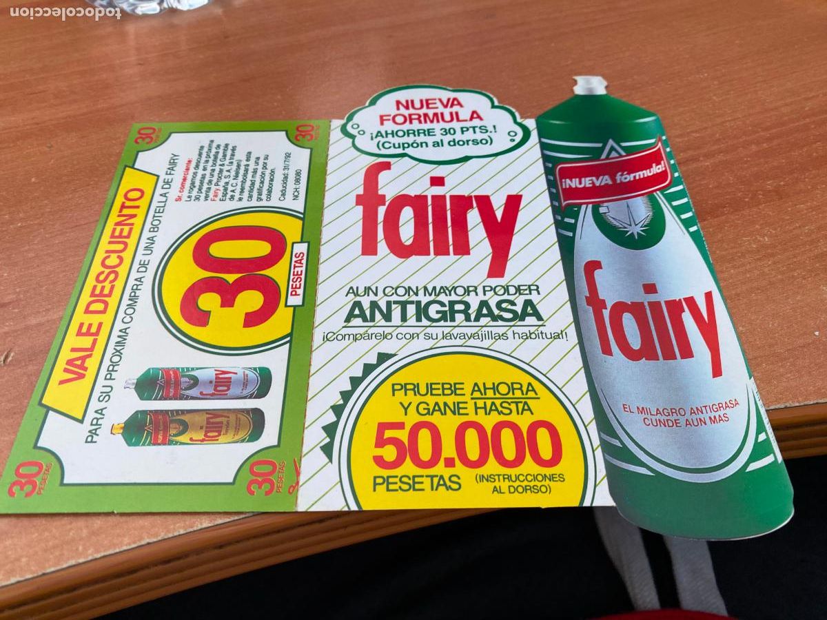 Advertising Catalogs: VALE TROQUELADO PUBLICIDAD FAIRY (COIB170)