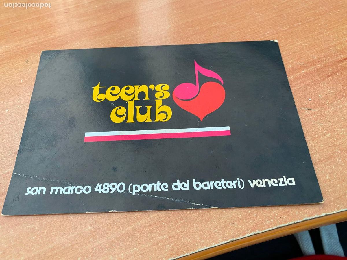 Advertising Catalogs: FLYER DISCOTECA TEEN'S CLUB VENEZIA (COIB170)