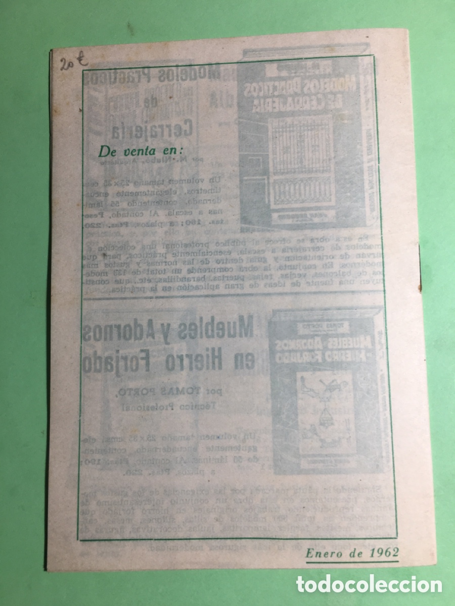 Cat&aacute;logos publicitarios: 1962 CAT&Aacute;LOGO DE OBRAS MODERNAS DE UTILIDAD PR&Aacute;CTICA - Foto 2