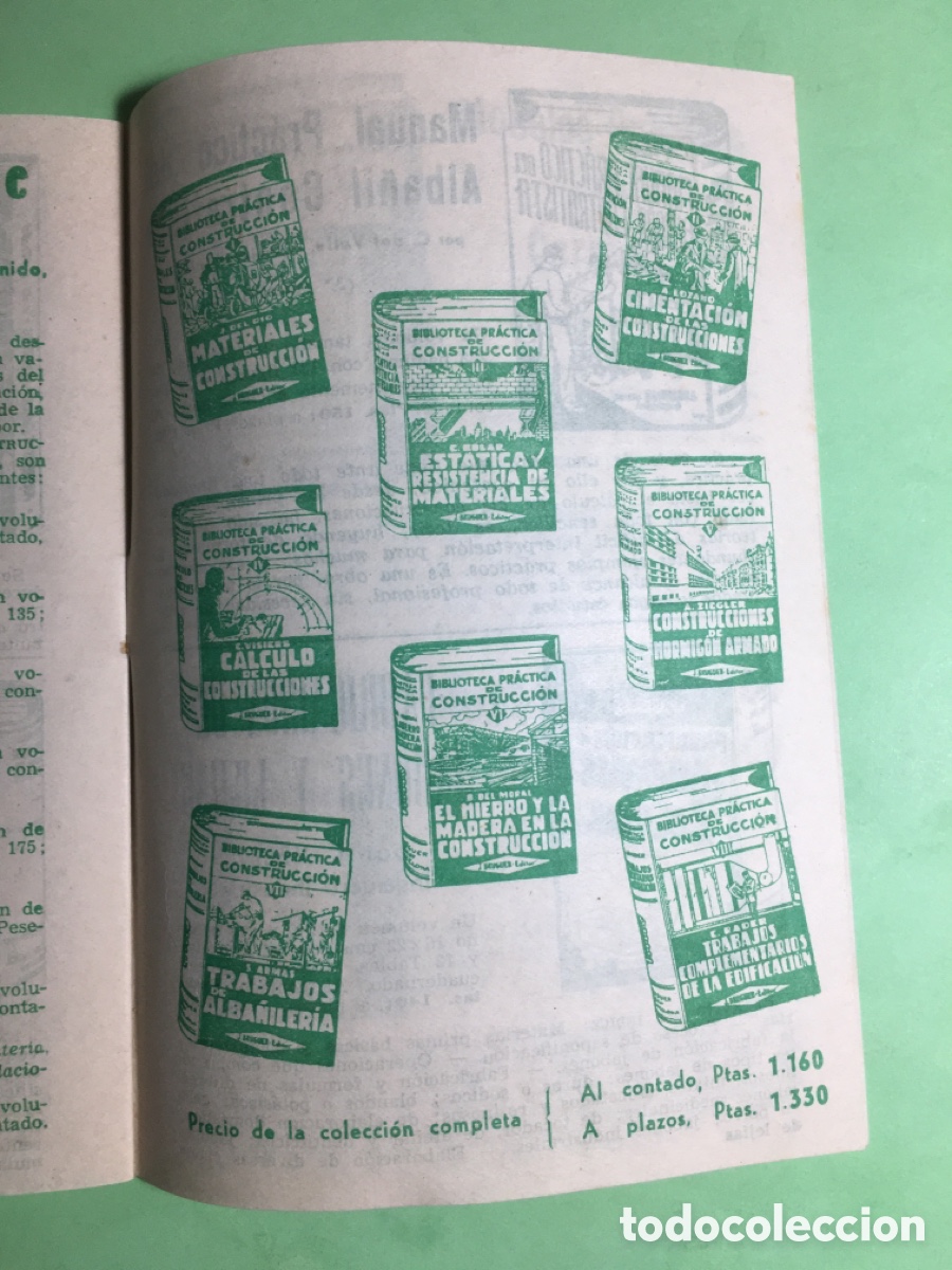 Cat&aacute;logos publicitarios: 1962 CAT&Aacute;LOGO DE OBRAS MODERNAS DE UTILIDAD PR&Aacute;CTICA - Foto 16