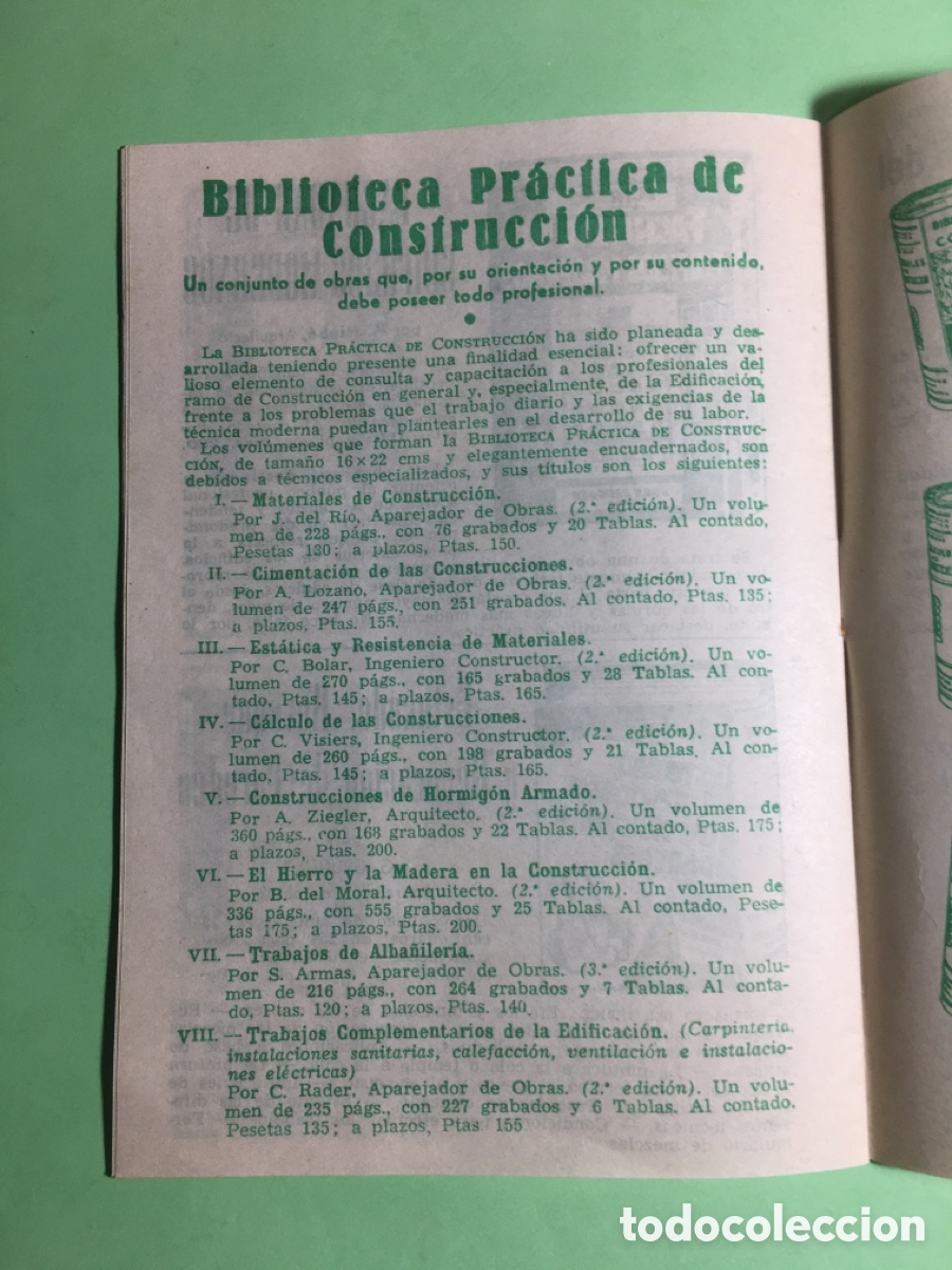 Cat&aacute;logos publicitarios: 1962 CAT&Aacute;LOGO DE OBRAS MODERNAS DE UTILIDAD PR&Aacute;CTICA - Foto 17