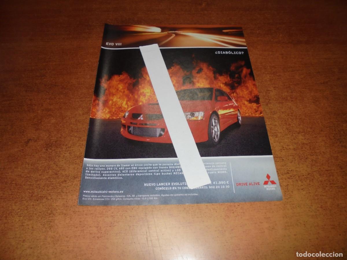 Cat&aacute;logos publicitarios: PUBLICIDAD 2004: LANCER EVOLUTION VIII, MITSUBISHI MOTORS.