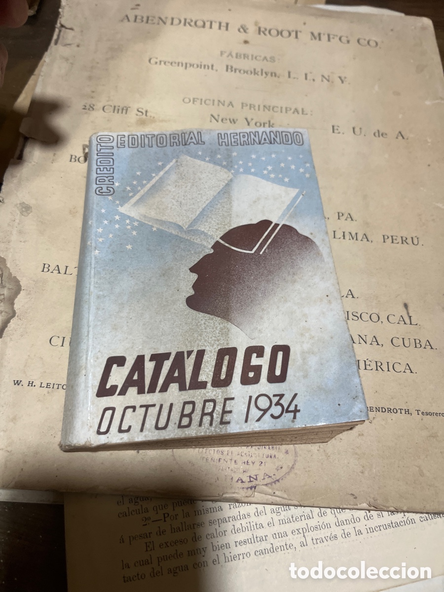 Cat&aacute;logos publicitarios: Cat&aacute;logo de editorial Hernando, 1934 - Foto 1