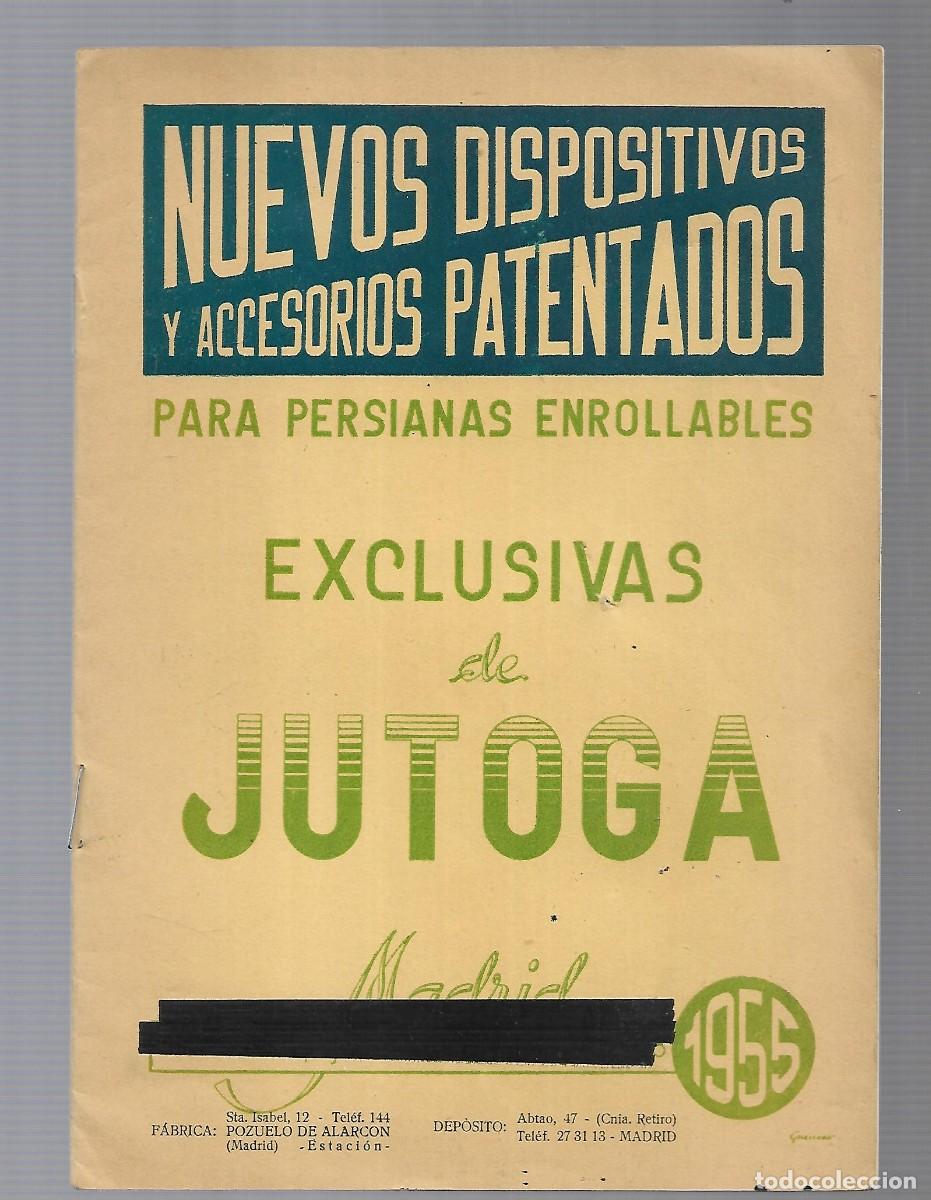 Advertising Catalogs: M33- CATALOGO DE 18 Pags. NUEVOS DISPOSITIVOS PARA PERSIANAS ENROLLABLES DE JUTOGA 1.955