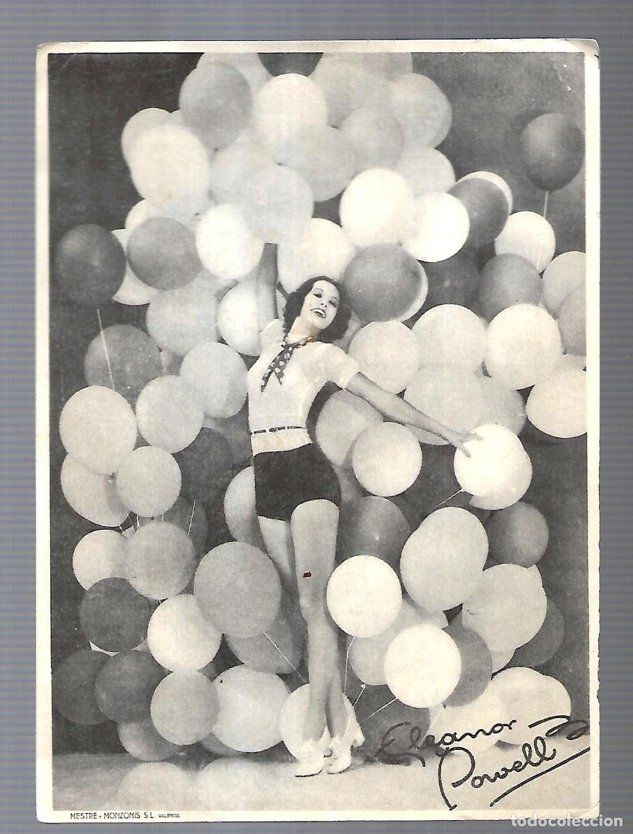 Advertising Catalogs: M33- Programa de Cine - Con Foto de Eleanor Powell - Mestre y Monzon&iacute;s S.L. Valencia