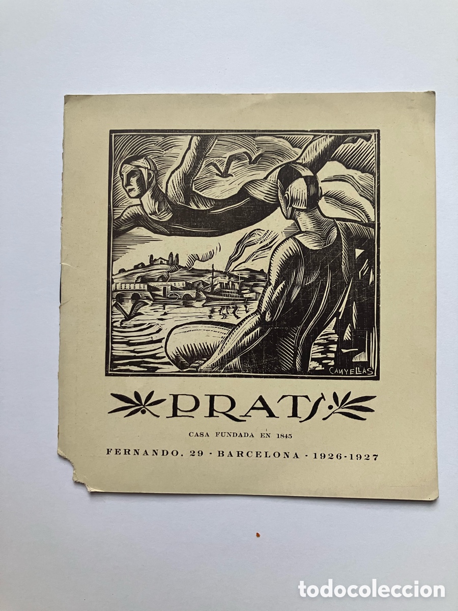 Werbekataloge: Joan Prats. Sombrereria. 1926-1927, Ilustra Canyellas. Cat&aacute;logo.