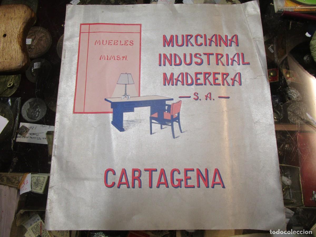 Werbekataloge: Cat&aacute;logo muebles dec&oacute; Murciana industrial maderera M.I.M.S.A Cartagena aprox 1920/30 32x30cm 14 pag.