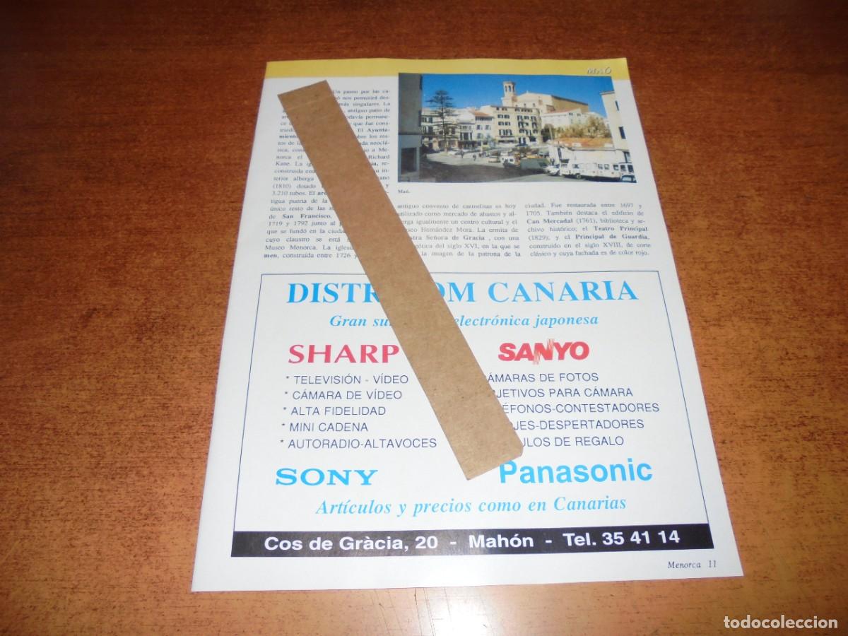 Cat&aacute;logos publicitarios: PUBLICIDAD 1994, MAH&Oacute;N: DISTRICOM CANARIA. TELYSE. HIP&Oacute;DROMO. CLUB MAR&Iacute;TIMO/ AUTOS MENORCA. NAUTIC C