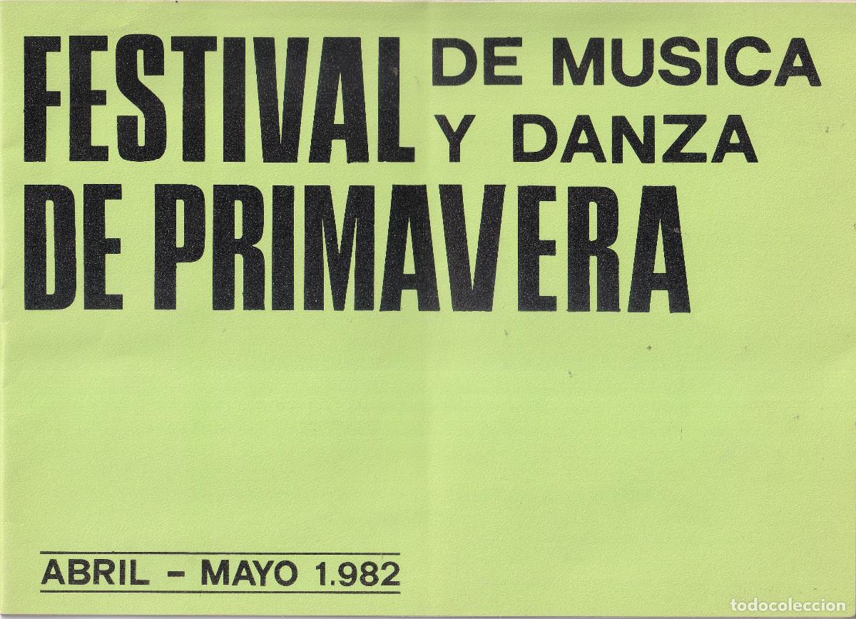 Advertising Catalogs: TENERIFE TEATRO GUIMERA - LAS PALMAS TEATRO PEREZ GALDOS FESTIVAL MUSICA DANZA 1982