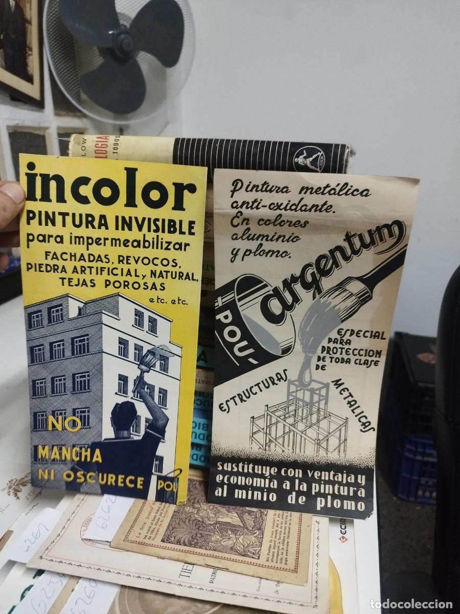 Advertising Catalogs: Productos POU. Pintura incolor invisible. Argentum.