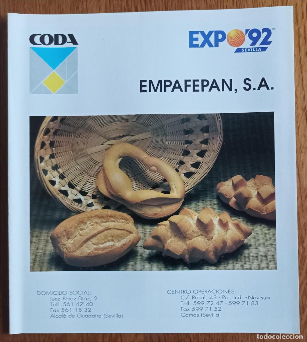 Advertising Catalogs: Sevilla. Expo'92, Folleto muestrario comercial panader&iacute;a (Empafepan, S.A.)