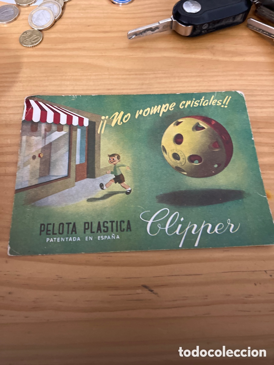 Advertising Catalogs: Antigua publicidad de pelota pl&aacute;stica Clipper