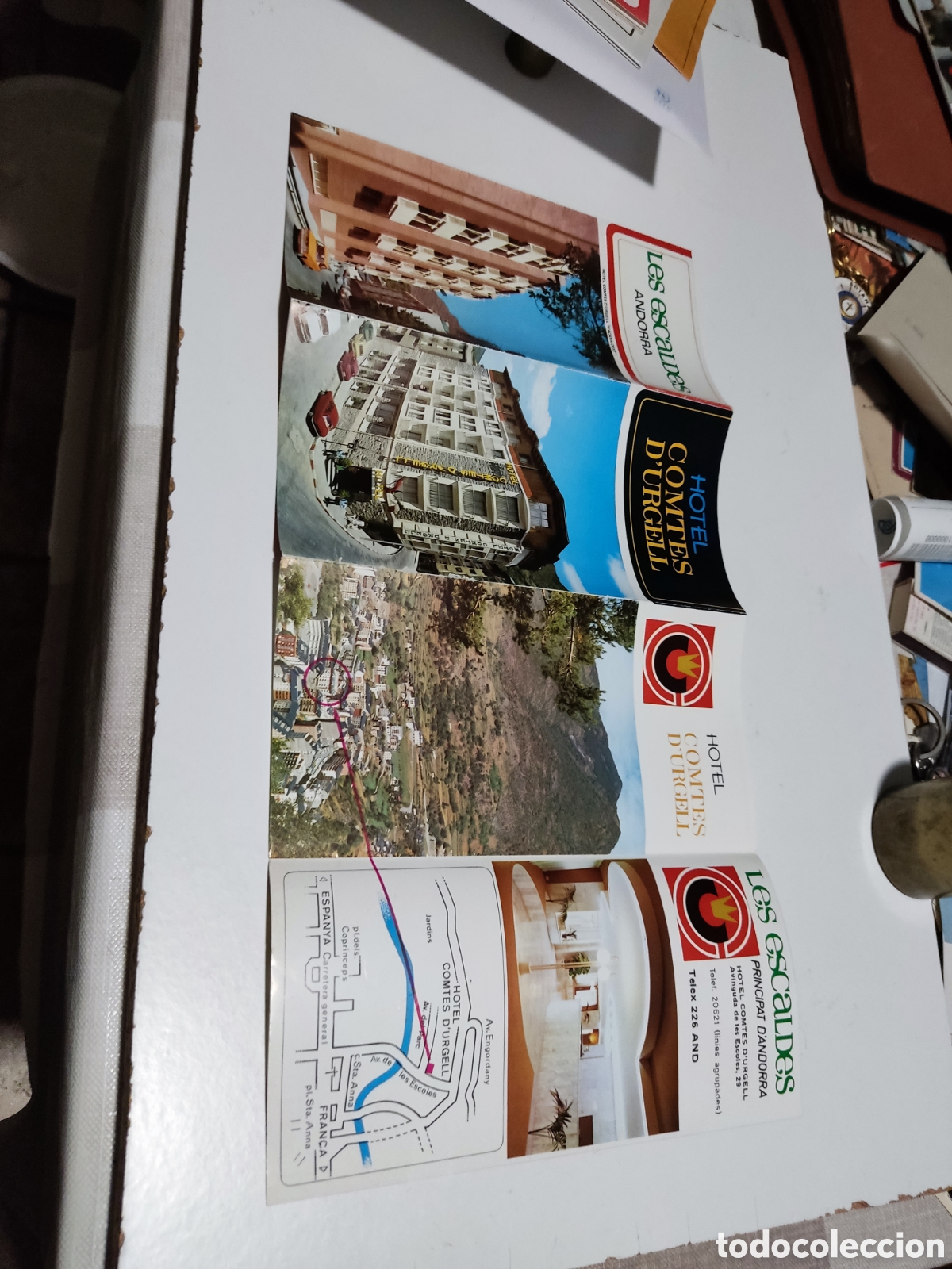 Werbekataloge: Folleto tur&iacute;stico Les Escaldes, Andorra hotel comtes d,urgell