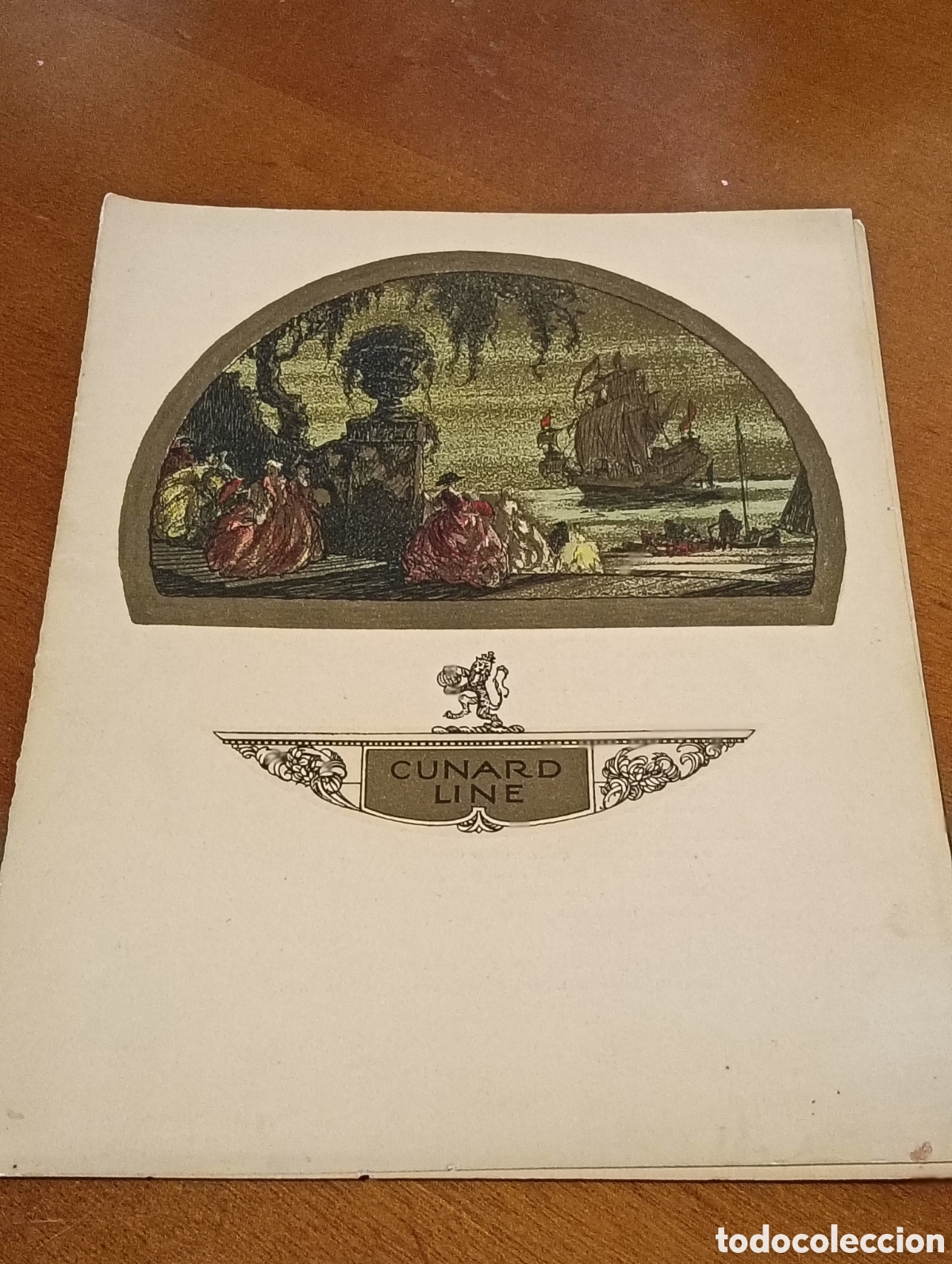 Werbekataloge: L&iacute;nea Cunard RMS Crucero 'Samaria' por el mar Adri&aacute;tico y Dalmacia &ndash; Men&uacute; de cena de despedida &ndash; 7 d