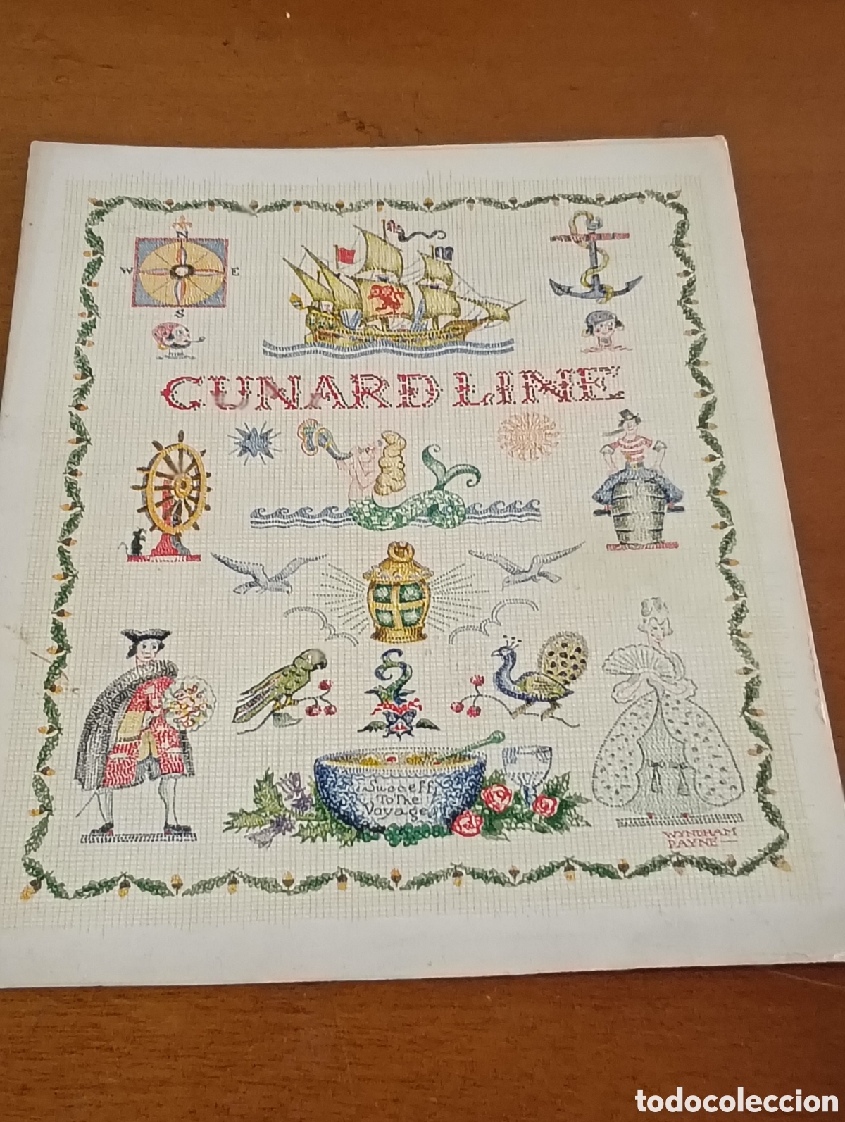 Werbekataloge: L&iacute;nea Cunard RMS Crucero 'Samaria' por el mar Adri&aacute;tico y Dalmacia &ndash; Men&uacute; de cena de despedida &ndash; 28