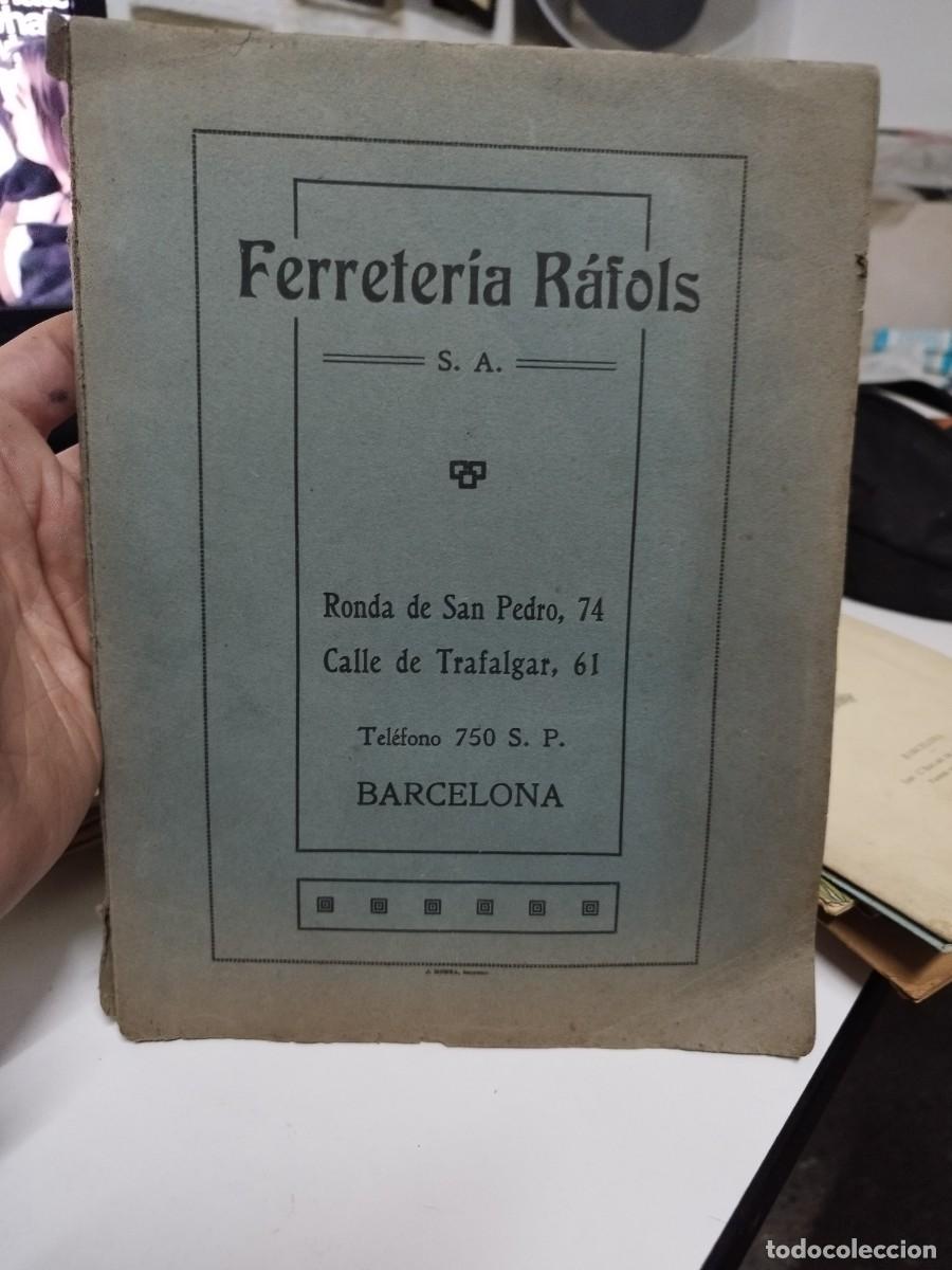 Werbekataloge: FERRETERIA RAFOLS 1920 BARCELONA. WITHWORTH.