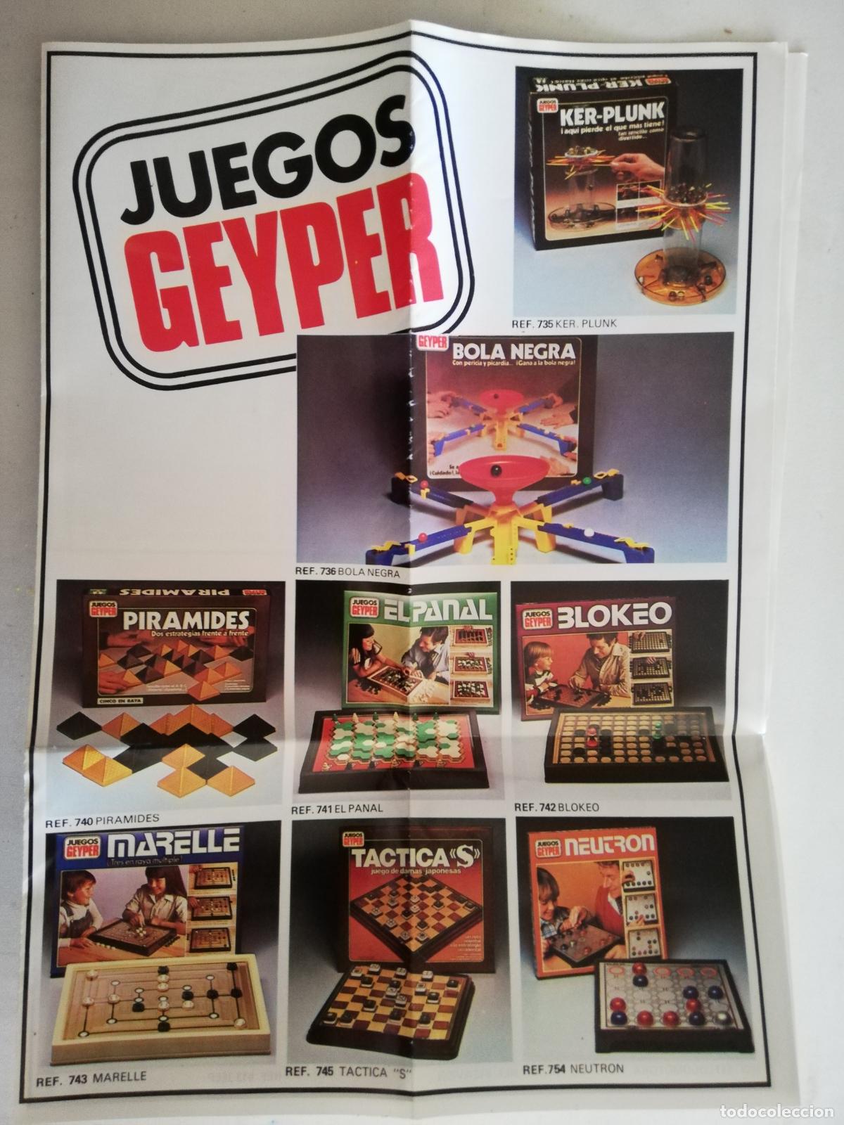 Werbekataloge: CATALOGO JUEGOS GEYPER, JUEGOS DE DIBUJO, JUEGOS DE AGUA