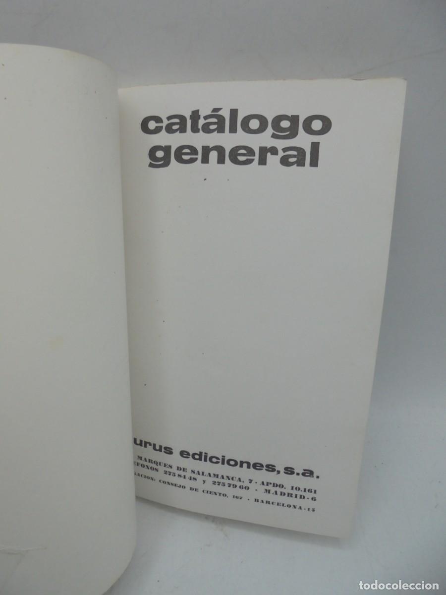 Cat&aacute;logos publicitarios: CATALOGO GENERAL. TAURUS EDICIONES, S.A. 1968. - Foto 2