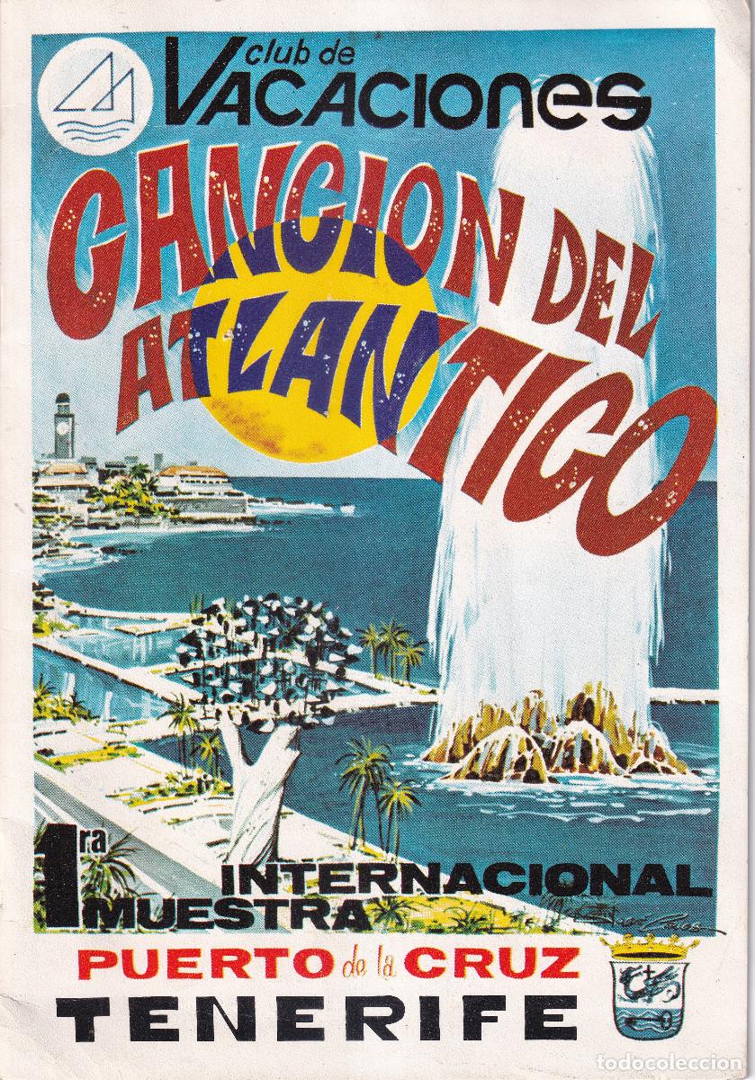 Cataloghi pubblicitari: CANCION DEL ATLANTICO - PUERTO DE LA CRUZ - TENERIFE 1982