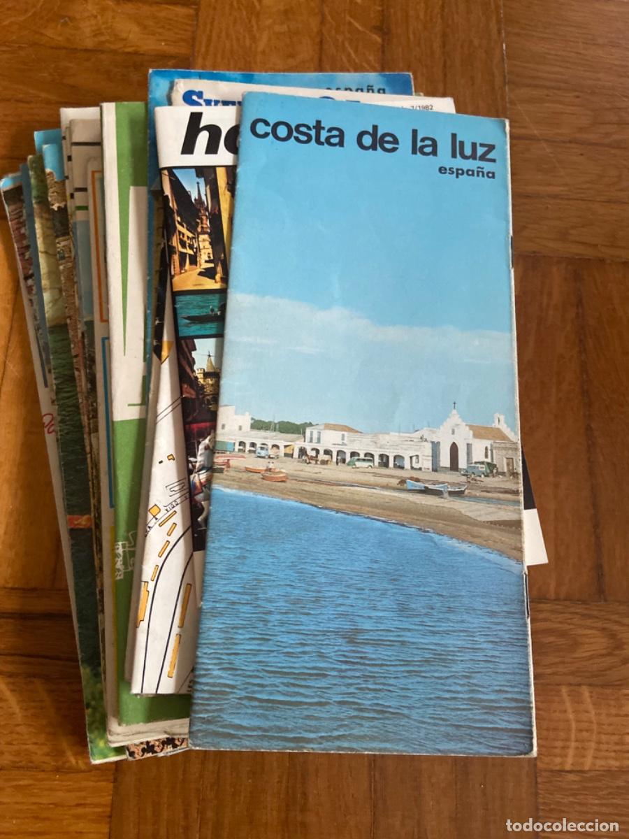 Cat&aacute;logos publicit&aacute;rios: Lote de folletos publicitarios Turismo Espa&ntilde;a soria Asturias Orcera Costa brava Sierra nevada etc