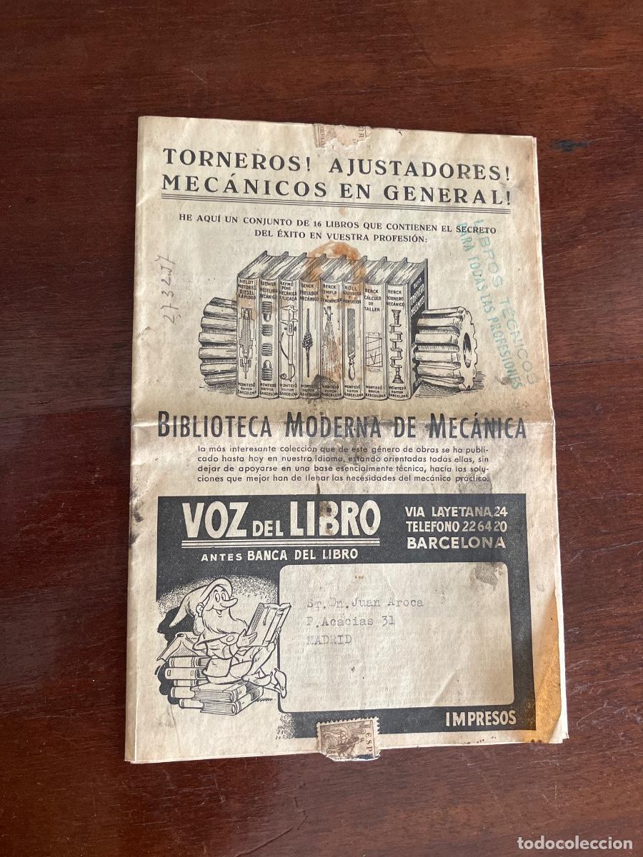 Cat&aacute;logos publicitarios: Cat&aacute;logo LIBROS, mec&aacute;nica, la voz del libro, a&ntilde;os, 50