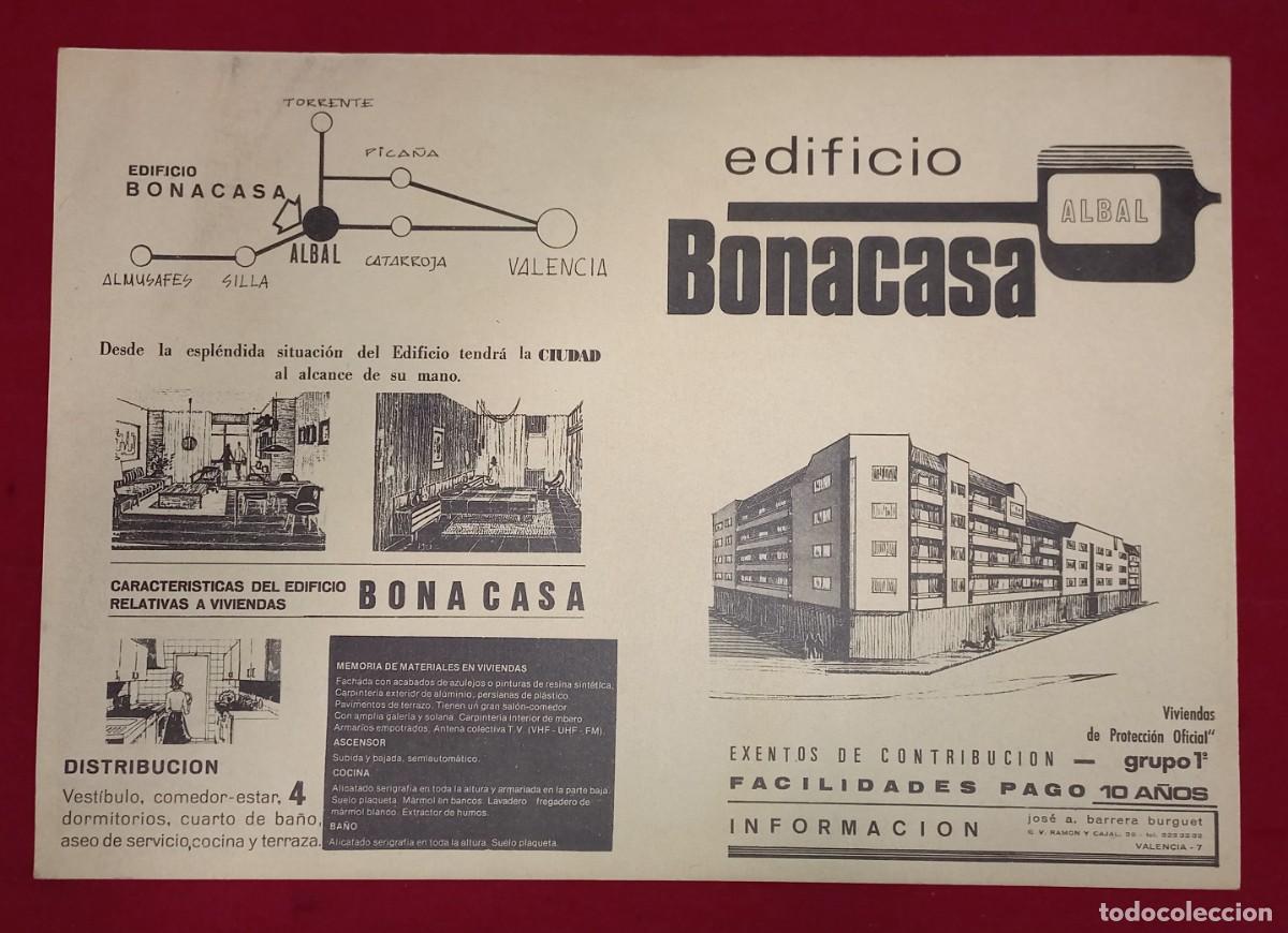 Cat&aacute;logos publicitarios: PUBLICIDAD CONSTRUCCION Y VENTA EDIFICIO BONACASA - VALENCIA A&Ntilde;OS 60