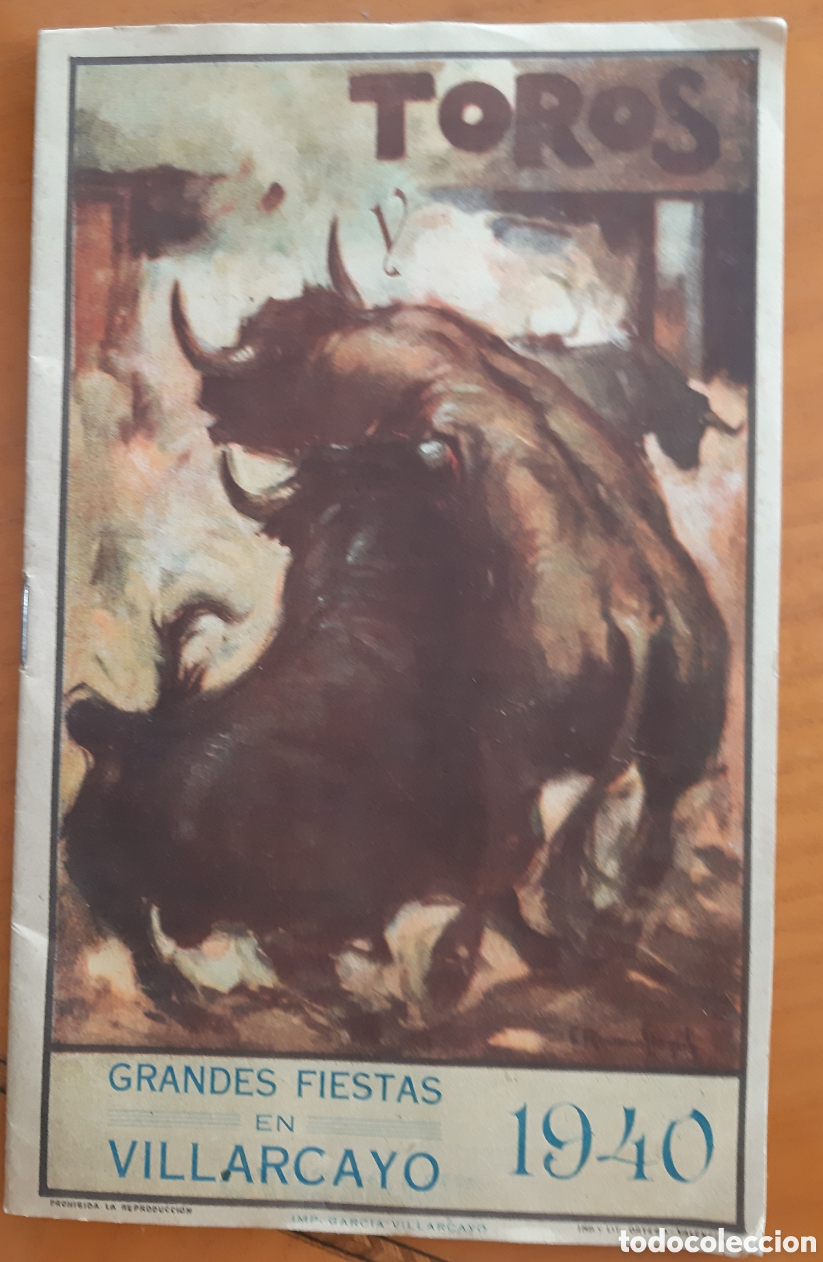 Cat&aacute;logos publicitarios: Villarcayo Burgos. Programa de fiestas a&ntilde;o 1940
