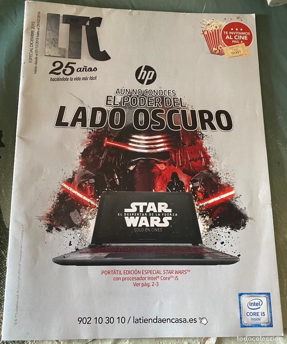 Cat&aacute;logos publicitarios: Cat&aacute;logo de compras 'La Tienda en Casa LTC'. Diciembre 2015. Con portada y p&aacute;ginas de Star Wars.