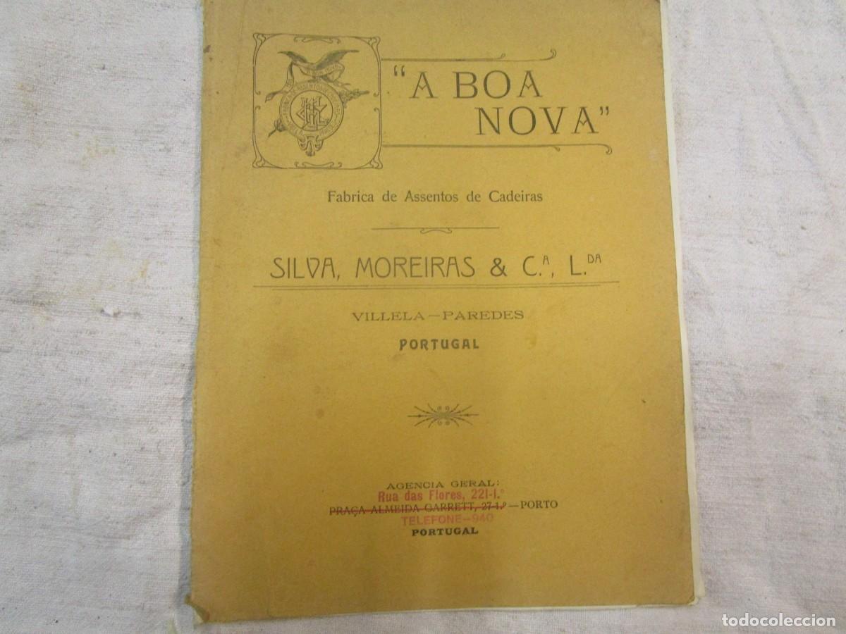 Werbekataloge: SILVA MOREIRAS - CATALOGO FABRICA DE CUBIERTAS PIEL REPUJADA PARA SILLAS &rdquo; A BOA NOVA &rdquo; PAREDES +