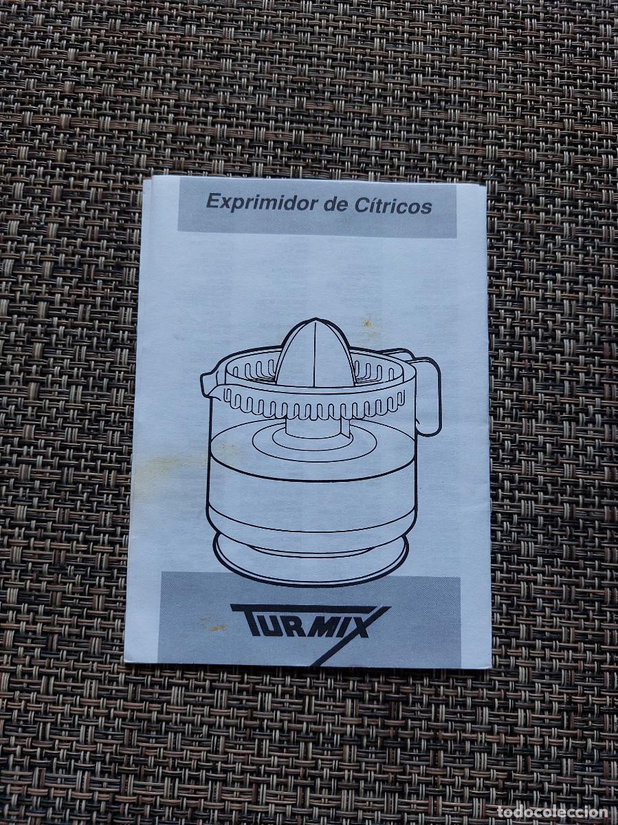 Werbekataloge: Turmix exprimidor de citricos zumo instrucciones a&ntilde;os 80 90