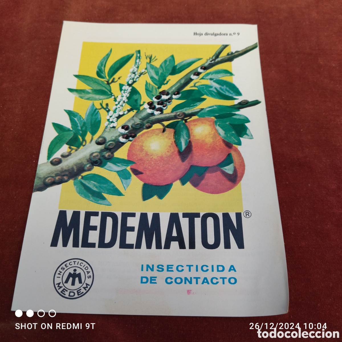 Werbekataloge: Medematon insecticida de contacto 1968