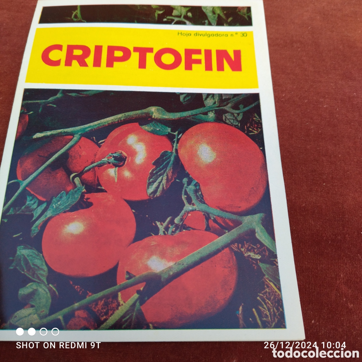 Cat&aacute;logos publicitarios: Criptofin espolvoreable 1965 - Foto 1