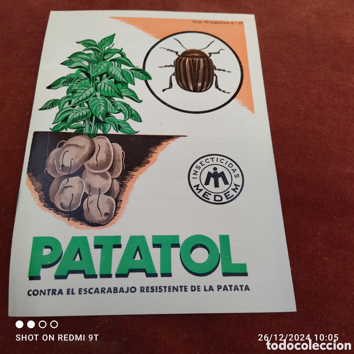 Catalogues publicitaires: Patatol contra el escarabajo de la patata 1968