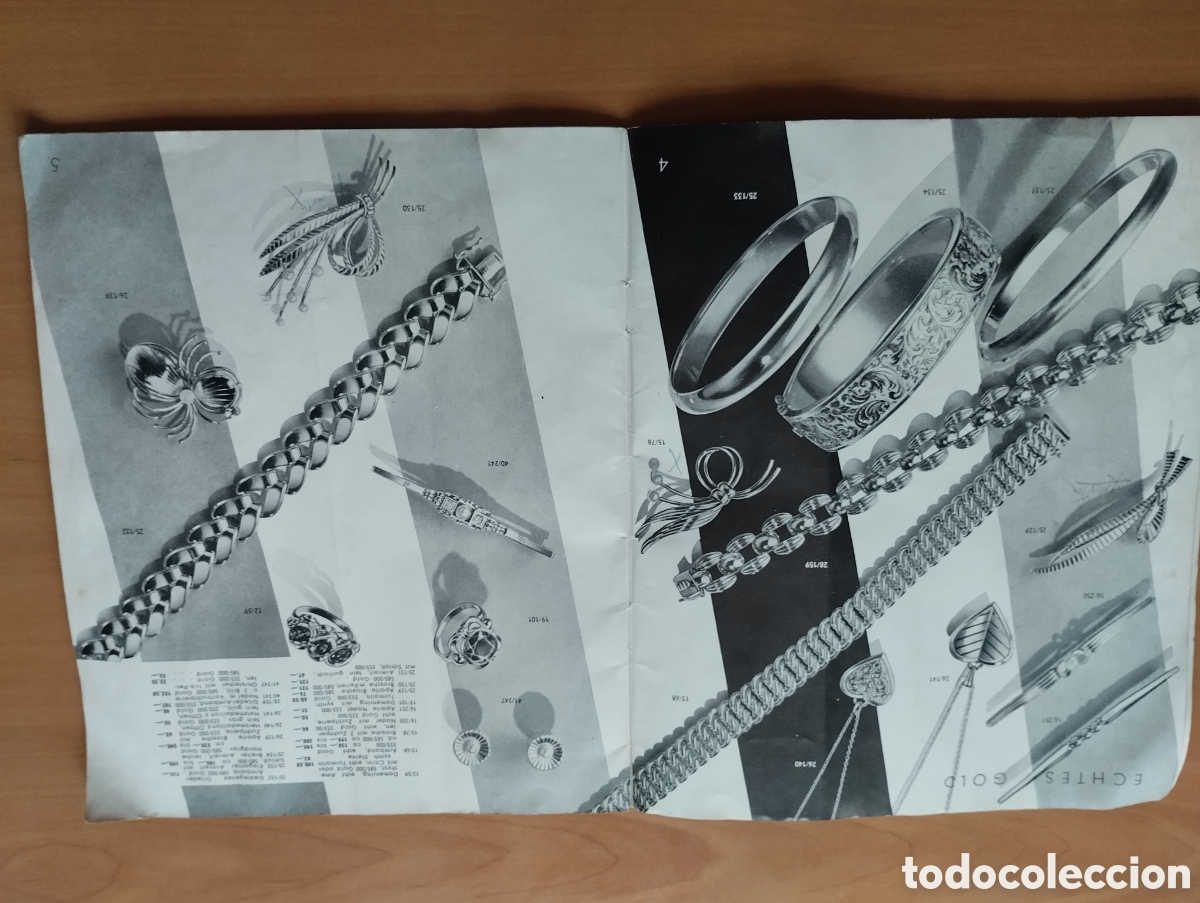 Cat&aacute;logos publicitarios: Antiguo catalogo de joias. - Foto 3