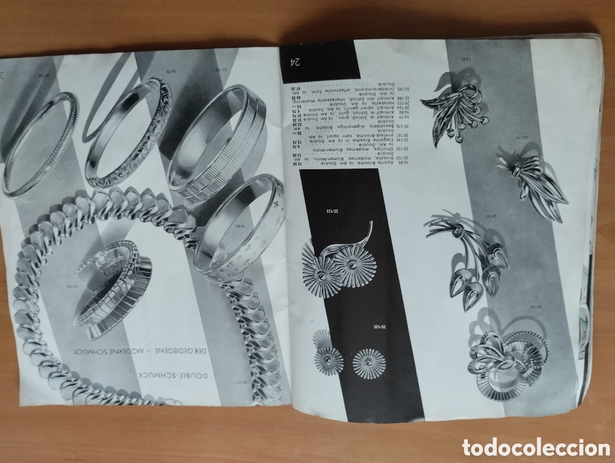 Cat&aacute;logos publicitarios: Antiguo catalogo de joias. - Foto 11