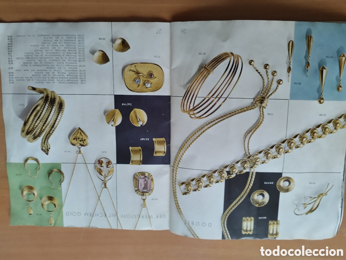 Cat&aacute;logos publicitarios: Antiguo catalogo de joias. - Foto 12