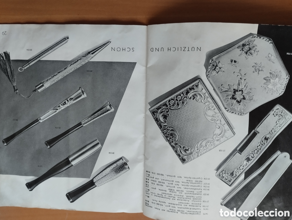 Cat&aacute;logos publicitarios: Antiguo catalogo de joias. - Foto 13