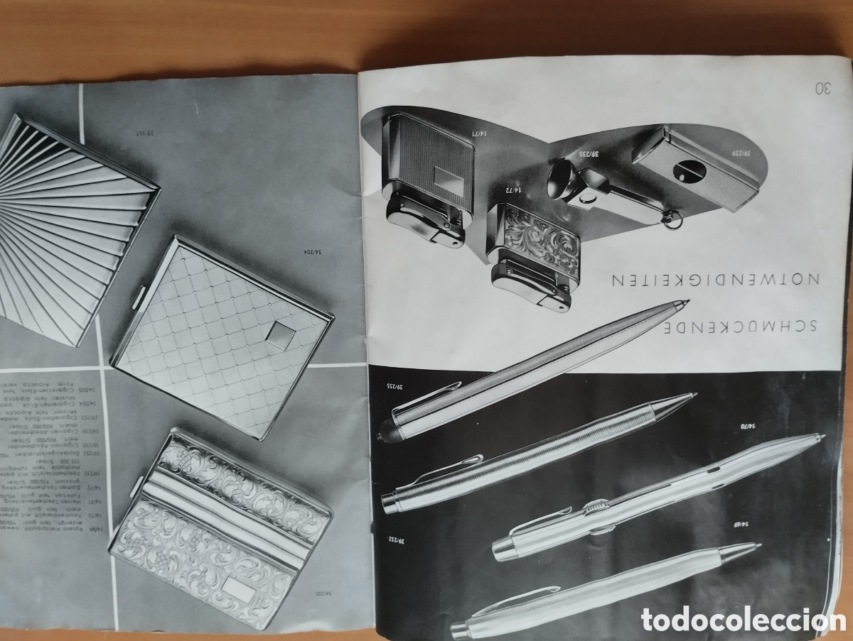 Cat&aacute;logos publicitarios: Antiguo catalogo de joias. - Foto 14