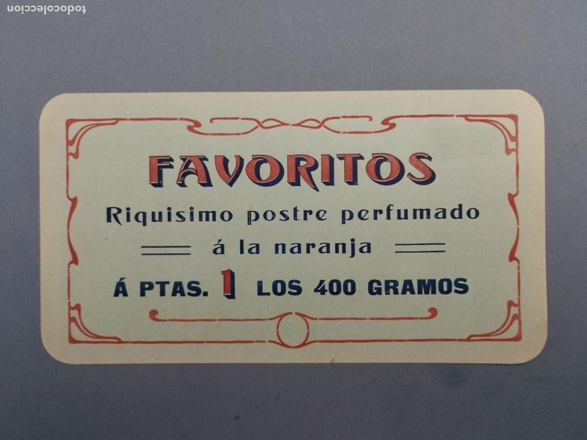 Cataloghi pubblicitari: PUBLICIDAD. FAVORITOS. RIQUISIMO POSTRE PERFUMADO A LA NARANJA.
